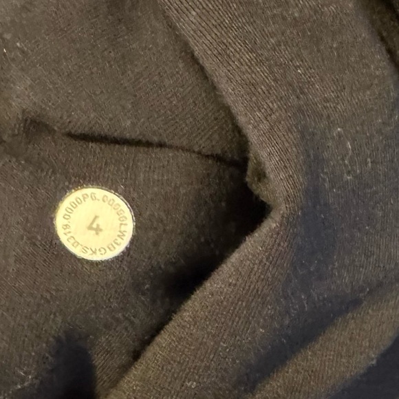 Lululemon High Lines Pullover Black Turtleneck Sweater | Size 4 - Picture 6 of 6